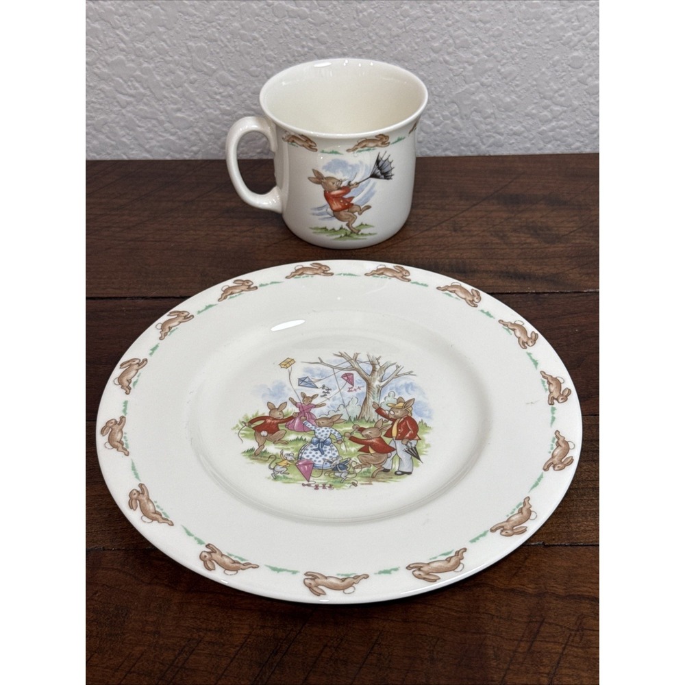 Vintage Royal Doulton Bunnykins China Set - 1936 Copyright